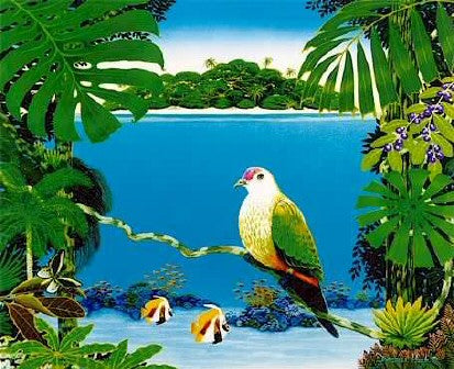 Life In The Tropics - Small Print by Darrell Hook